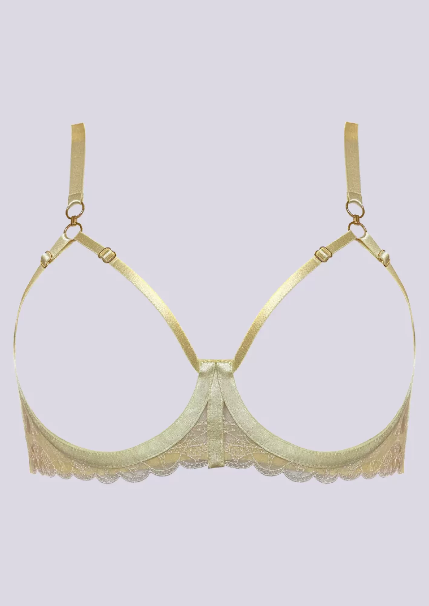 Store Bordelle Alta Open Wire Bra Lemon