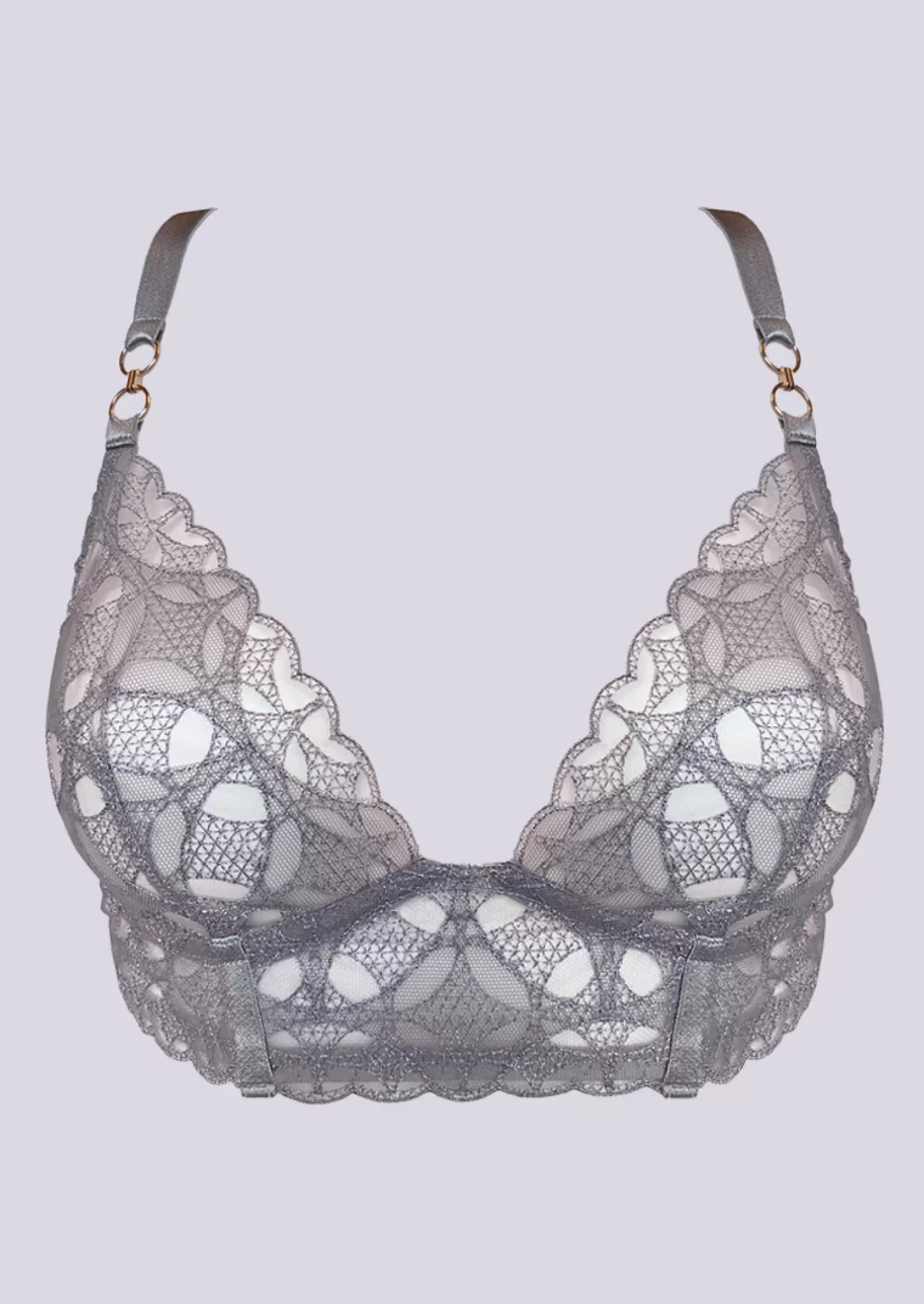 Best Sale Bordelle Alta Soft Cup Bra Platinum